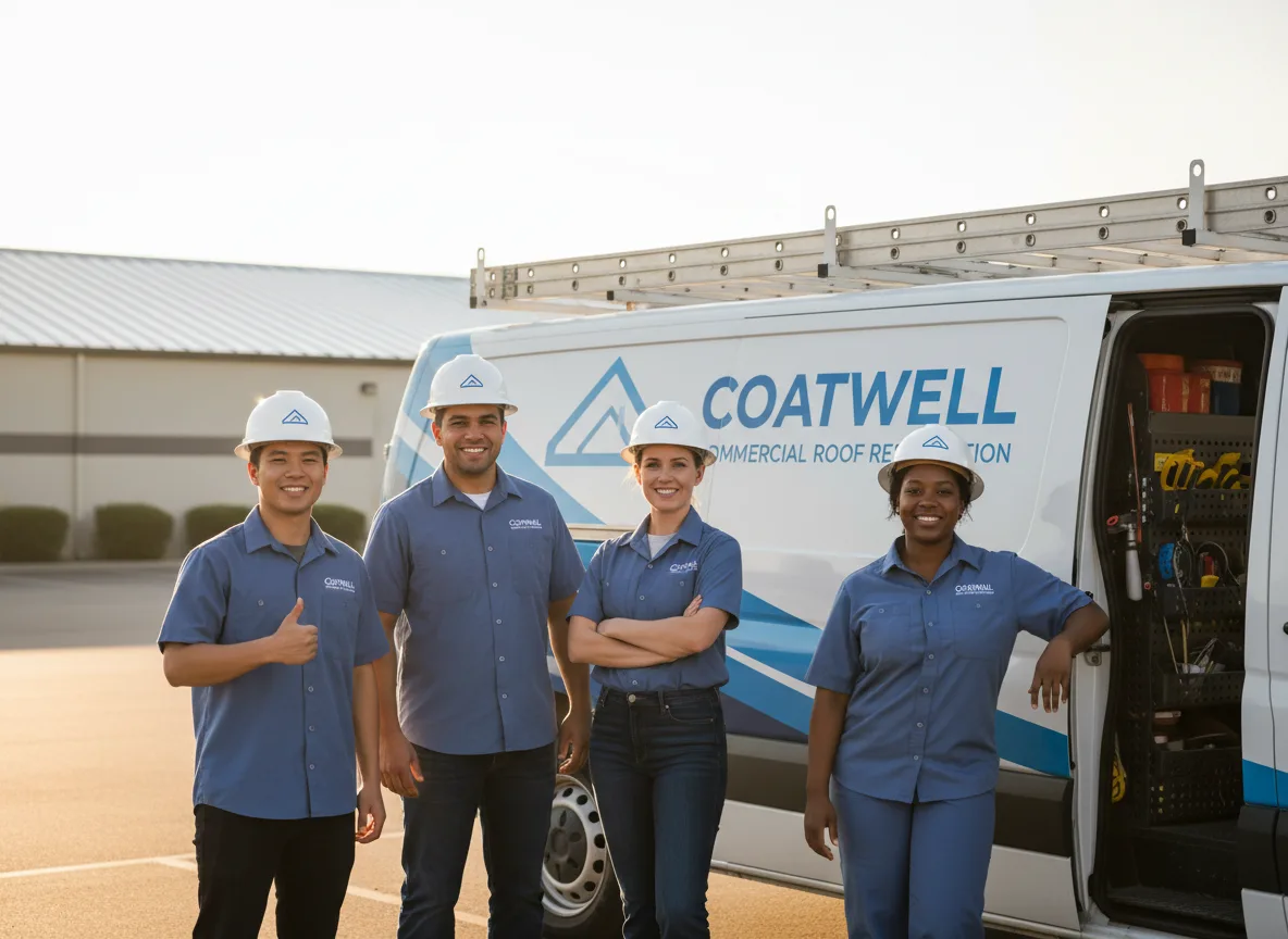 Commercial roof coating company in Barre, MA